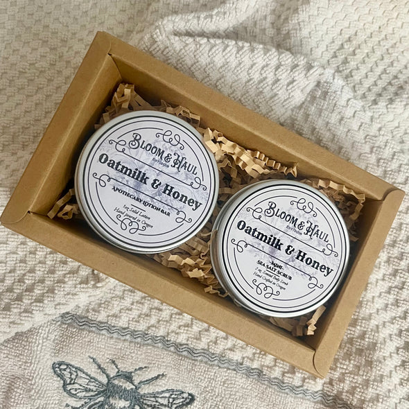 Hand & Foot Restoration Duo • Beeswax Hydration + Gentle Exfoliation